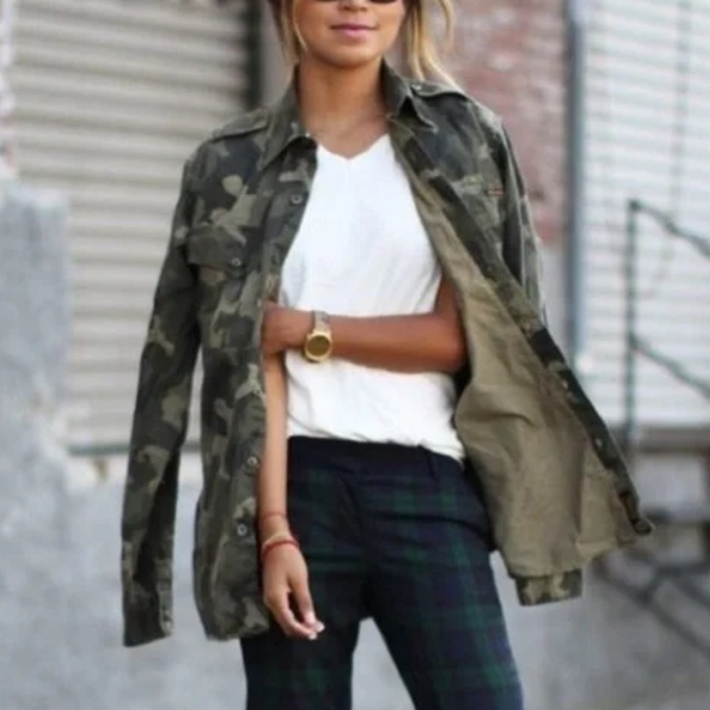 Sanctuary Camo Lightweight Jacket